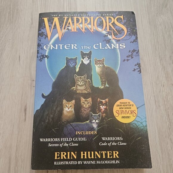 Warriors: Enter the Clans (Warriors Field Guide) Paperback Book -By: Erin Hunter - Picture 1 of 4